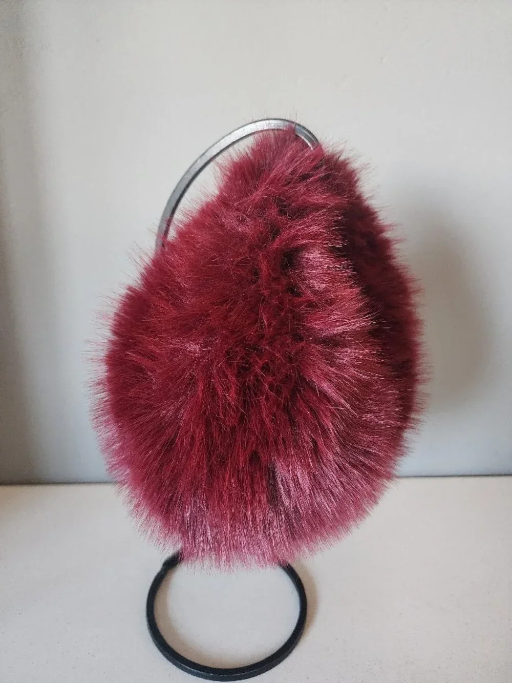 Naked Wardrobe Faux Fur Hobo 